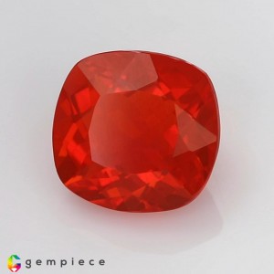 fire opal  1.55cts - 8x5mm