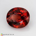 Natural Spessartite garnet 2.20 Carats Coke Red  Oval 8x7 mm Loose Gemstone - Image 2