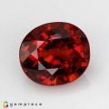 Natural Spessartite garnet 2.20 Carats Coke Red  Oval 8x7 mm Loose Gemstone - Image 3