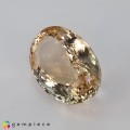 Natural Scapolite 32.97 Carats Peach Oval 26x18 mm Loose Gemstone - Image 3