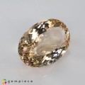 Natural Scapolite 32.97 Carats Peach Oval 26x18 mm Loose Gemstone - Image 5
