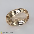 Natural Scapolite 32.97 Carats Peach Oval 26x18 mm Loose Gemstone - Image 6