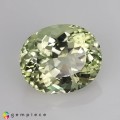 Natural Amblygonite 2.98 Carats Yellowish Green Oval 10x8 mm Loose Gemstone - Image 6
