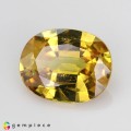 Natural Sapphire 2.88 Carats Golden Yellow Oval 10x8 mm Loose Gemstone - Image 2