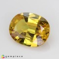 Natural Sapphire 2.88 Carats Golden Yellow Oval 10x8 mm Loose Gemstone - Image 3