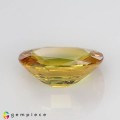 Natural Sapphire 2.88 Carats Golden Yellow Oval 10x8 mm Loose Gemstone - Image 4