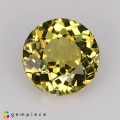 Natural Grossular garnet 1.12 Carats Vivid Yellow Round 6x4 mm Loose Gemstone - Image 7