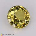 Natural Grossular garnet 1.12 Carats Vivid Yellow Round 6x4 mm Loose Gemstone - Image 6