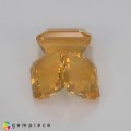 Natural Opal 7.15 Carats Jelly Yellow Emerald Cut 0x0 mm Loose Gemstone - Image 4