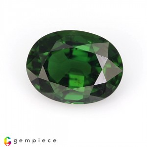 chrome tourmaline  1.28cts - 8x6mm chrome tourmaline  1.28cts - 8x6mm