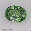 Natural Demantoid Garnet 0.86 Carats Green Oval 6x5 mm Loose Gemstone - Image 2