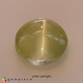 Natural Chrysoberyl cats eye 0.99 Carats Yellow Round Cabochon 6x3 mm Loose Gemstone - Image 5