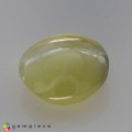 Natural Chrysoberyl cats eye 0.99 Carats Yellow Round Cabochon 6x3 mm Loose Gemstone - Image 6