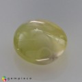Natural Chrysoberyl cats eye 0.99 Carats Yellow Round Cabochon 6x3 mm Loose Gemstone - Image 7