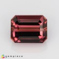 Natural Tourmaline 2.06 Carats Vivid Purplish Pink Emerald 8x6 mm Loose Gemstone - Image 1