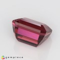 Natural Tourmaline 2.06 Carats Vivid Purplish Pink Emerald 8x6 mm Loose Gemstone - Image 5