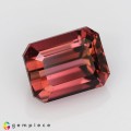 Natural Tourmaline 2.06 Carats Vivid Purplish Pink Emerald 8x6 mm Loose Gemstone - Image 6