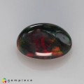 Natural Black rainbow opal 2.12 Carats Rainbow Oval Cabochon 12x9 mm Loose Gemstone - Image 7