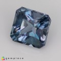 Natural Apatite 1.99 Carats Steel Blue Octagon 7x5 mm Loose Gemstone - Image 2