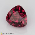Natural Rhodolite garnete 3.40 Carats Purplish Pink Trilliant  8x6 mm Loose Gemstone - Image 3