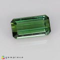Natural Tourmaline 4.21 Carats Fine Green Emerald Cut 12x6 mm Loose Gemstone - Image 1