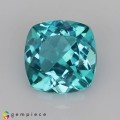 Natural Apatite 1.45 Carats Paraiba Blue Green Antique Cushion 7x4 mm Loose Gemstone - Image 2
