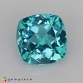 Natural Apatite 1.45 Carats Paraiba Blue Green Antique Cushion 7x4 mm Loose Gemstone - Image 1