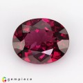 Natural Rhodolite garnet 3.55 Carats Purplish Pink Oval 10x8 mm Loose Gemstone - Image 7