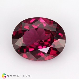 rhodolite garnet  3.55cts - 10x8mm