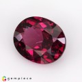 Natural Rhodolite garnet 3.55 Carats Purplish Pink Oval 10x8 mm Loose Gemstone - Image 3