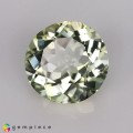 Natural Amblygonite 1.10 Carats Yellowish Green Round 7x4 mm Loose Gemstone - Image 2