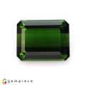 Natural Tourmaline 4.28 Carats Forest Green Emerald 10x8 mm Loose Gemstone - Image 1
