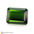 Natural Tourmaline 4.28 Carats Forest Green Emerald 10x8 mm Loose Gemstone - Image 2