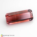 Natural Tourmaline 5.34 Carats Champagne Pink Emerald Cut 15x7 mm Loose Gemstone - Image 1