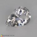Natural Scapolite 3.20 Carats White Pear 13x9 mm Loose Gemstone - Image 1