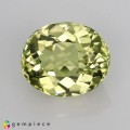 Natural Amblygonite 2.01 Carats Antique Bronze Oval 8x7 mm Loose Gemstone - Image 1