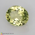 Natural Amblygonite 2.01 Carats Antique Bronze Oval 8x7 mm Loose Gemstone - Image 2