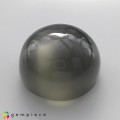 Natural Moonstone 30.14 Carats Moss Grey Oval Cabochon 18x17 mm Loose Gemstone - Image 1