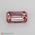 Natural Topaz 0.45 Carats Pink Emerald Cut 5x3 mm Loose Gemstone - Image 2