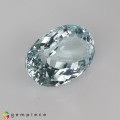 Natural Light Ice Blue Natural Aquamarine Oval 9.31 Carats Very Light Ice Blue Oval 16x11 mm Loose Gemstone - Image 5