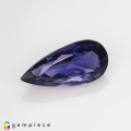Natural Iolite 3.71 Carats Purple Blue Pear 16x8 mm Loose Gemstone - Image 1