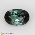 Natural Tourmaline 3.38 Carats Hunter Green Oval 12x8 mm Loose Gemstone - Image 1