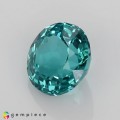Natural Apatite 2 Carats Paraiba Blue Green Round 8x5 mm Loose Gemstone - Image 3