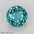 Natural Apatite 2 Carats Paraiba Blue Green Round 8x5 mm Loose Gemstone - Image 6