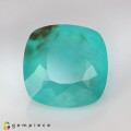 Natural Peru opal 8.67 Carats Paraiba Blue Green Antique Cushion 14x9 mm Loose Gemstone - Image 1