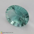 Natural Fluorite 67.26 Carats Mint Green Oval Millennium Cut 30x23 mm Loose Gemstone - Image 3
