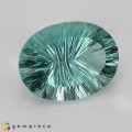 Natural Fluorite 67.26 Carats Mint Green Oval Millennium Cut 30x23 mm Loose Gemstone - Image 7