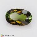 Natural Tourmaline 2.31 Carats Green Yellow Oval 11x7 mm Loose Gemstone - Image 1