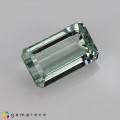 Natural Tourmaline 3.97 Carats Very Light Baby Green Emerald 12x7 mm Loose Gemstone - Image 1