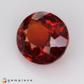 Natural Hessonite garnet 5.47 Carats Cinnamon Red Oval 12x10 mm Loose Gemstone - Image 3